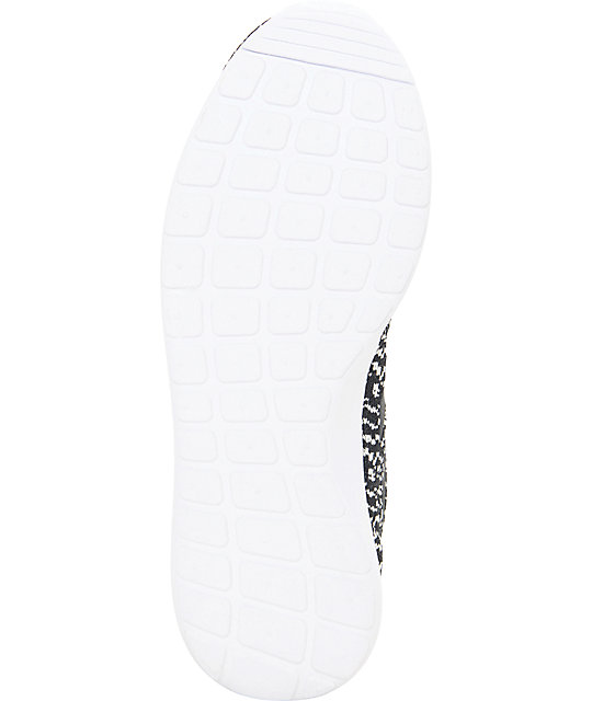 The People's Movement Crescent Black & White Knit Womens Shoes Zumiez