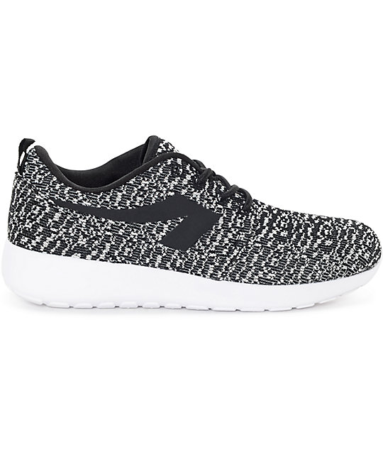 The People's Movement Crescent Black & White Knit Womens Shoes Zumiez