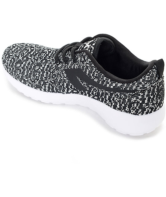 The People's Movement Crescent Black & White Knit Womens Shoes Zumiez