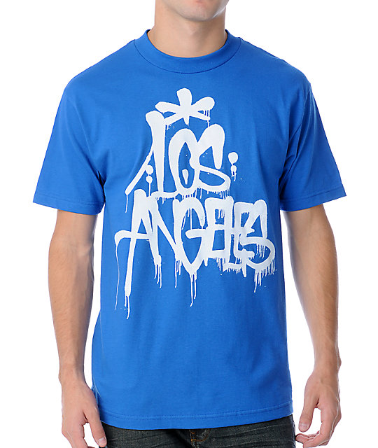 The Seventh Letter Home Turf Royal Blue TShirt Zumiez