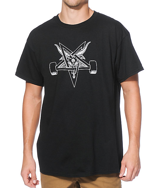 thrasher black t shirt