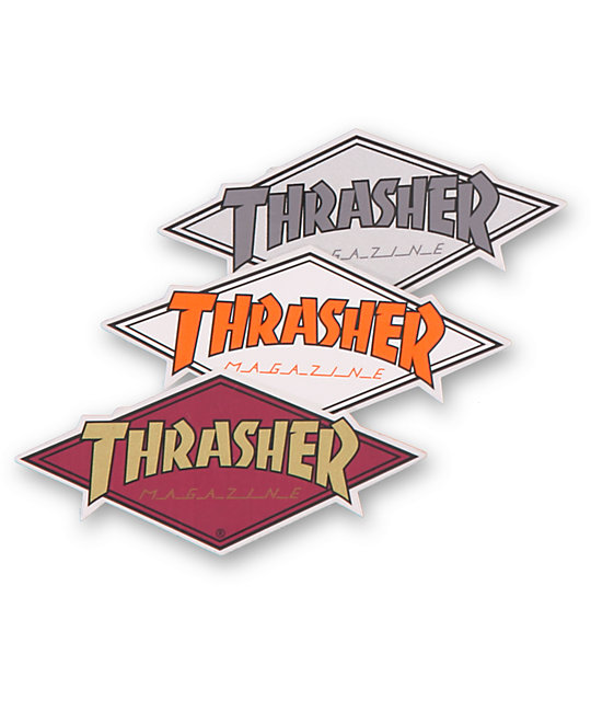 Thrasher Diamond Logo Assorted Sticker | Zumiez