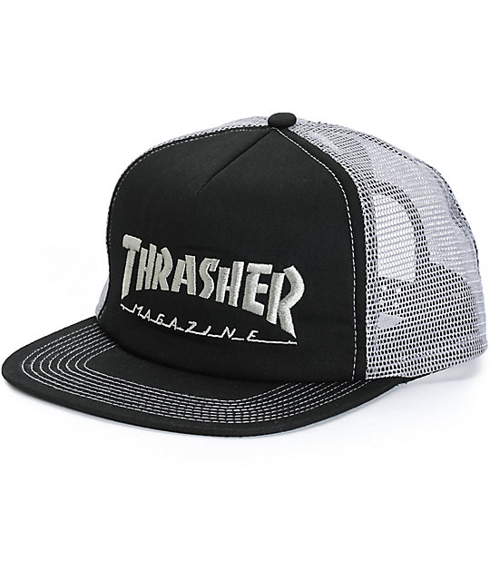 Thrasher Logo Trucker Hat at Zumiez PDP