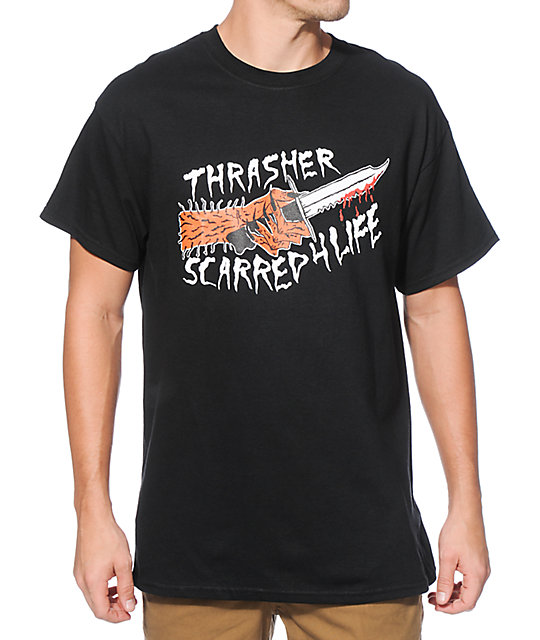 fake thrasher t shirt