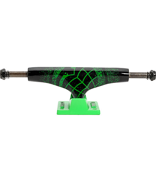 Thunder Sonora Lo Neon Black & Green Skateboard Truck at Zumiez PDP