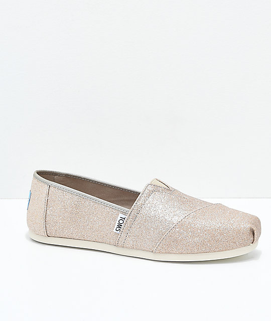 toms gold flats