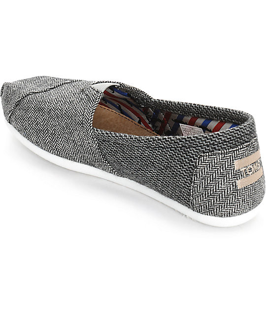 Toms Classic Movember Herringbone Mix Womens Shoes Zumiez