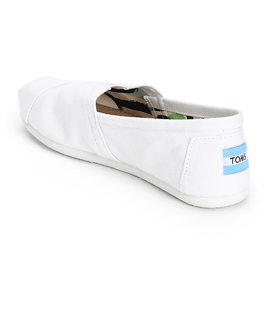 toms shoes white