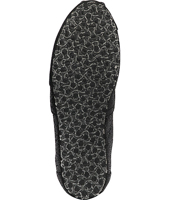 toms black glitter shoes