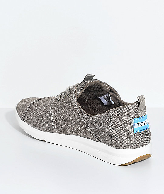 Toms Del Rey Taupe Polyester Canvas Shoes Zumiez