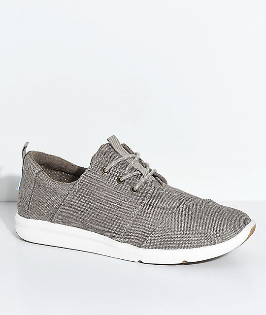 Toms Del Rey Taupe Polyester Canvas Shoes Zumiez