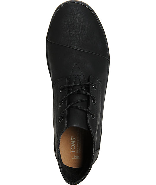 toms shoes leather