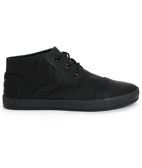 toms shoes leather