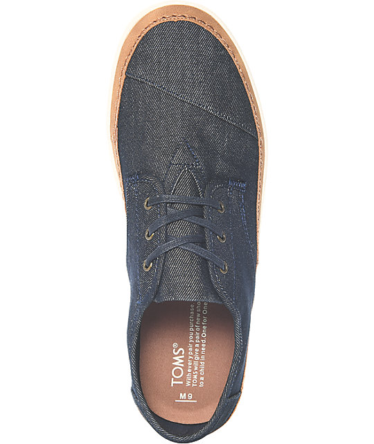 blue denim toms shoes