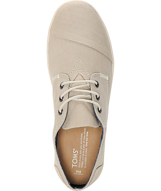 Toms Paseo Oxford Herringbone Shoes Zumiez