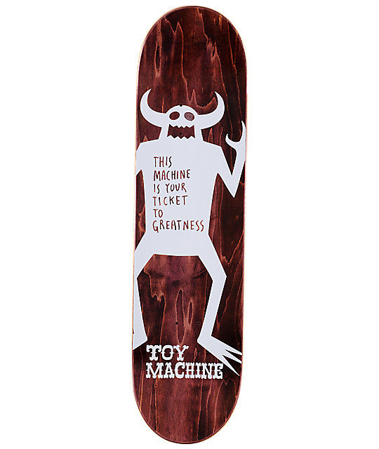 Toy Machine Sect Eye 8.25" Skateboard Deck Zumiez