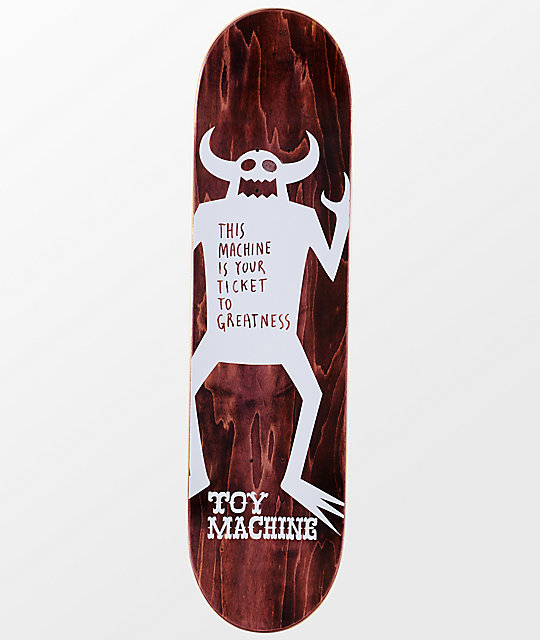 Toy Machine Sect Eye 8.25" Skateboard Deck Zumiez