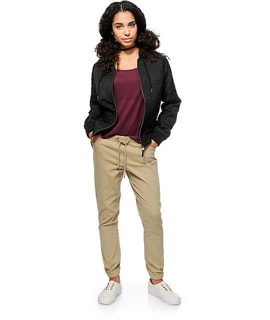 90 degrees ladies twill jogger pant