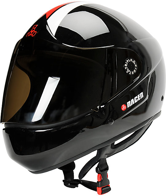 Triple Eight T8 Racer Downhill Skateboard Helmet Zumiez