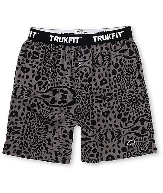 Trukfit Charcoal Heather Knit Boxers Zumiez
