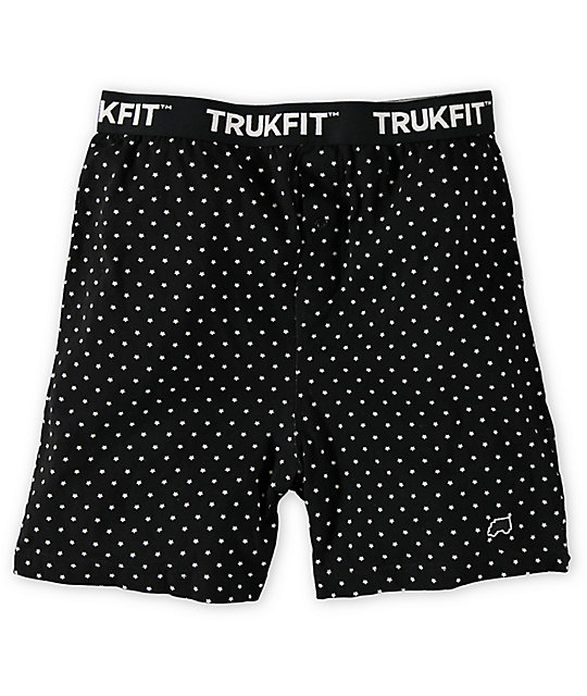 Trukfit Star Polka Dot Black Knit Boxers at Zumiez PDP