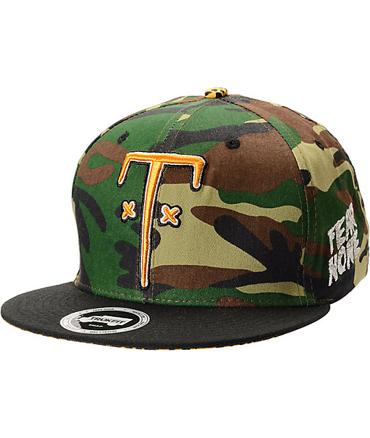 Trukfit TF Camo Snapback Hat Zumiez