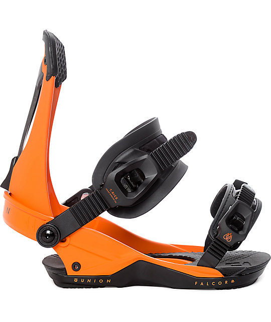 Union Falcor Orange Snowboard Bindings Zumiez