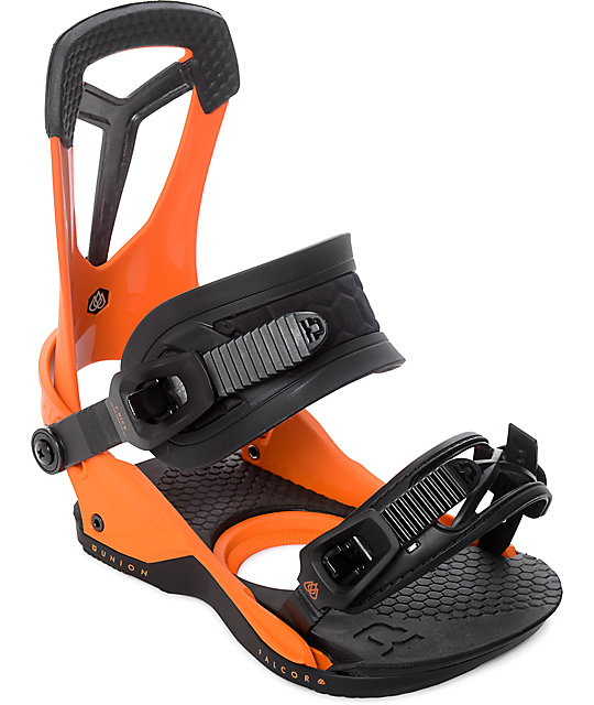 Union Strata Orange Snowboard Bindings 2023 | CoolSprings