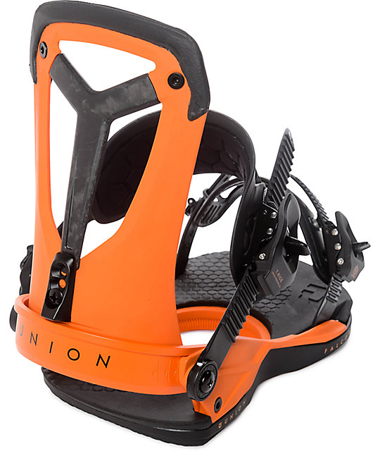 Union Falcor Orange Snowboard Bindings Zumiez