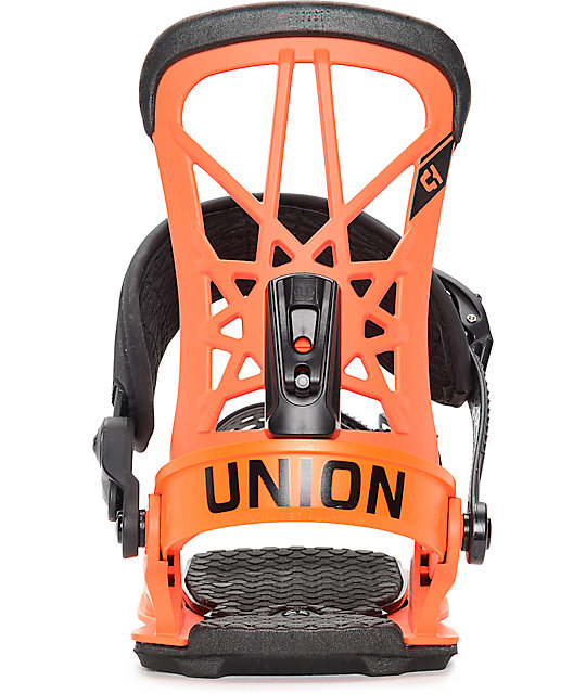 Union Flite Pro Orange Snowboard Bindings Zumiez