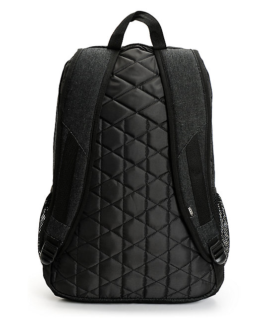 Vans Authentic Black Denim Skateboard Backpack Zumiez