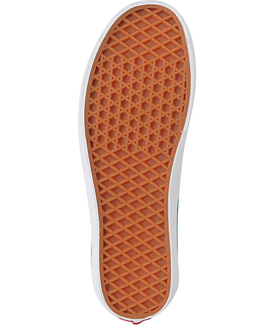 Vans Authentic Bright Green Skate Shoes Zumiez