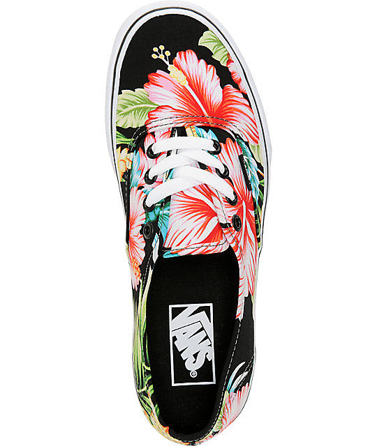 Vans Authentic Hawaiian Floral Shoes Zumiez