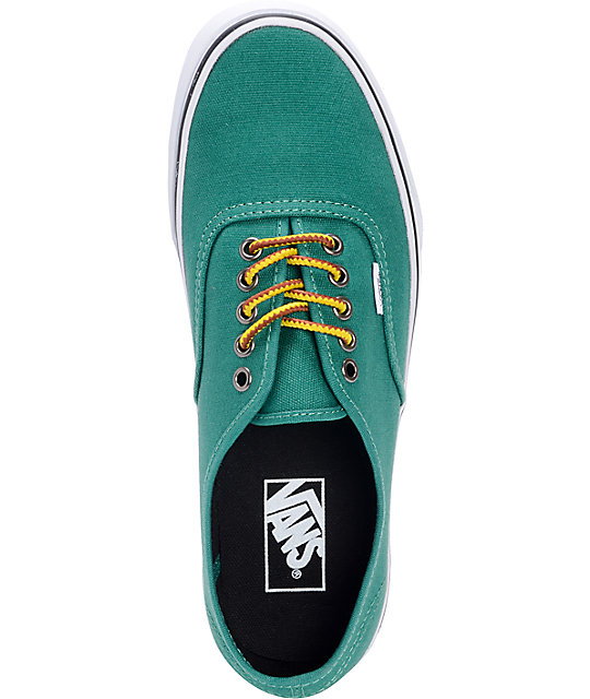 Vans Authentic Hiker Verdant Green Skate Shoes Zumiez