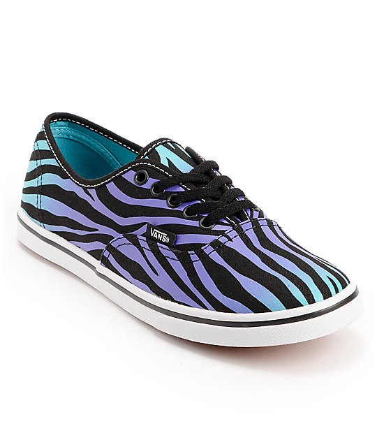 Vans Authentic Lo Pro Zebra Fade Shoes (Womens) at Zumiez PDP