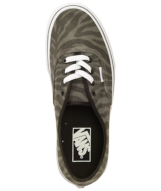 Vans Authentic Zebra Suede Shoes Zumiez