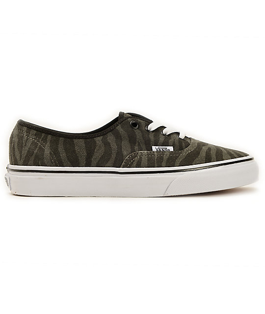 Vans Authentic Zebra Suede Shoes Zumiez