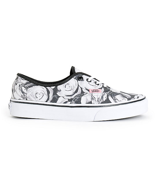 vans authentic mujer rosas