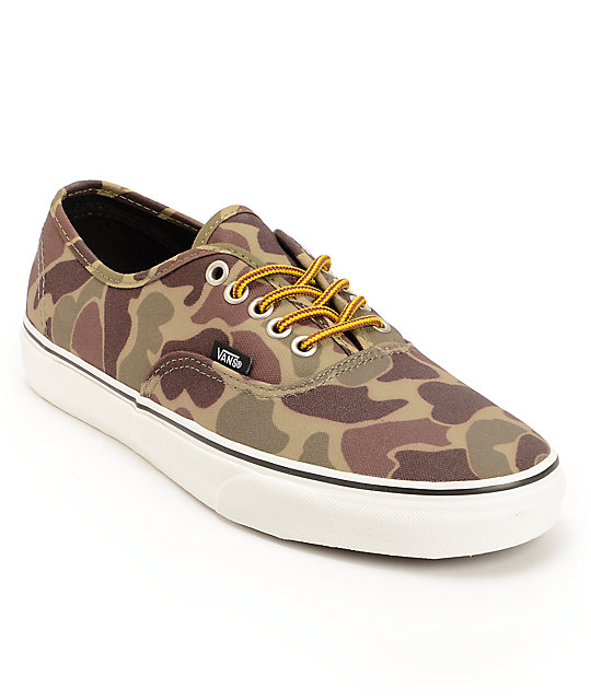 zapatillas vans camuflaje