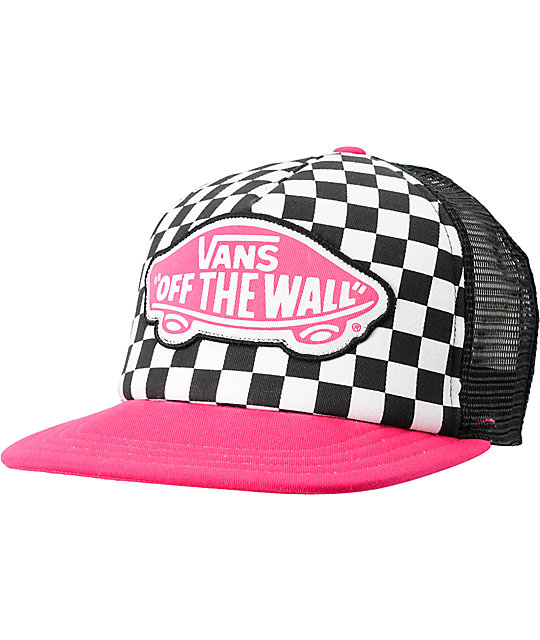 vans checkered snapback