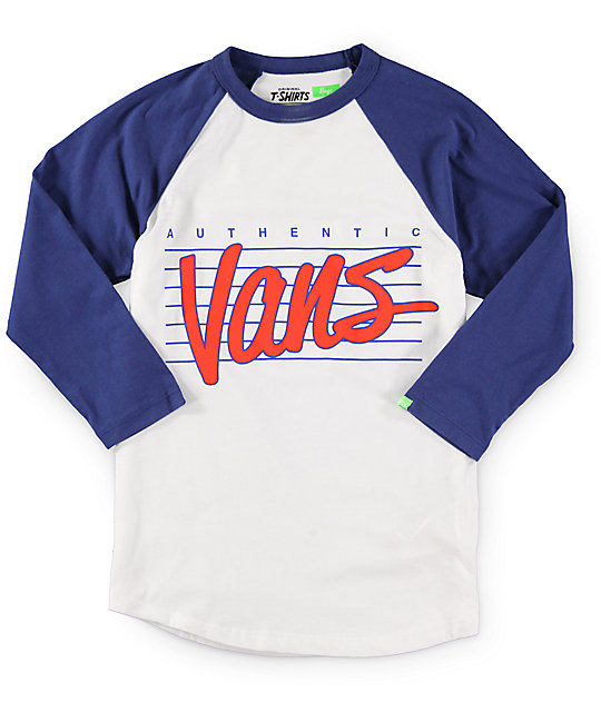 vans baseball t