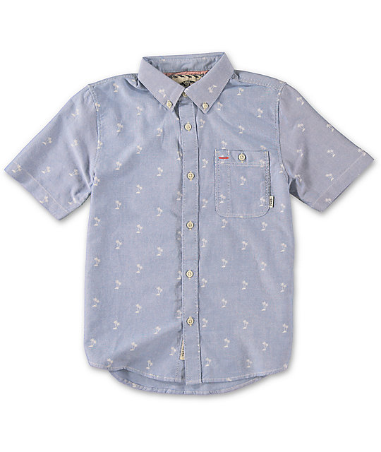 boys short sleeve button up shirt