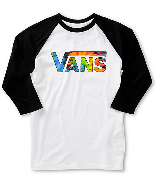 vans tie die shirt