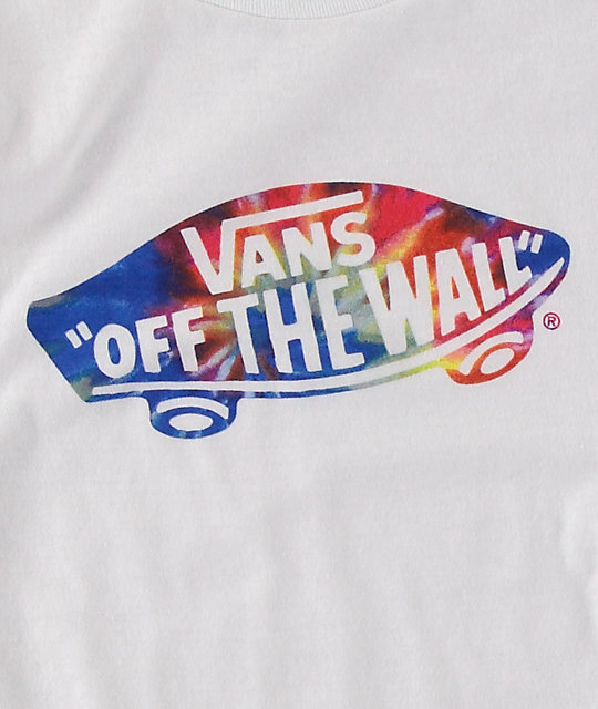 tie dye vans t shirt