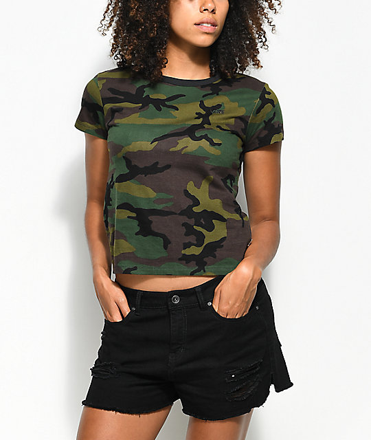 camo vans t shirt