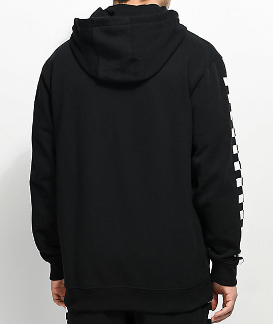 Vans Check Black & White Hoodie Zumiez