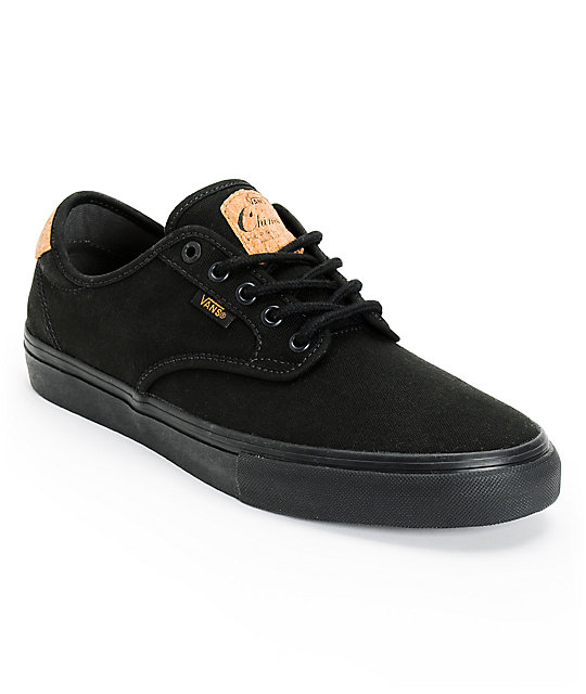 Vans Chima Pro Shoes Cork Black Vans Chima Pro Shoes Cork Black