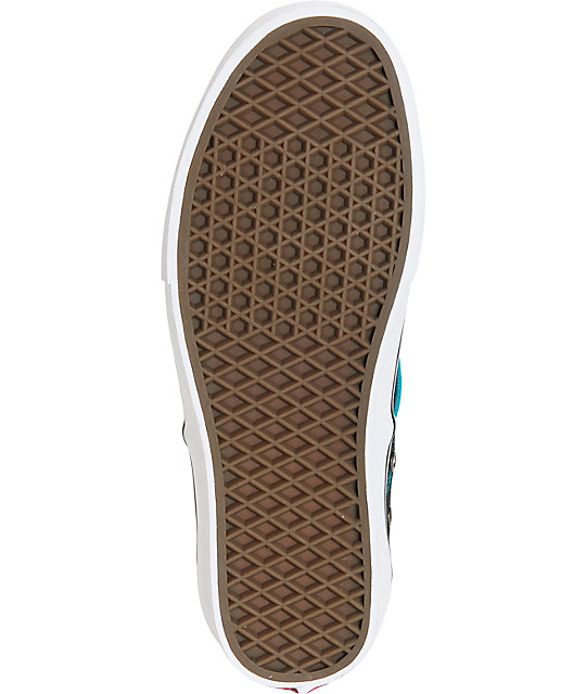 teal skate shoes