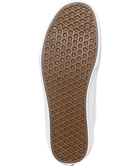 Vans Chukka Low 10 Oz. White Canvas Skate Shoes Zumiez