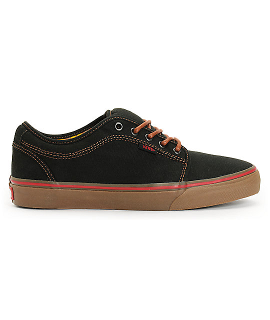 vans chukka low black canvas